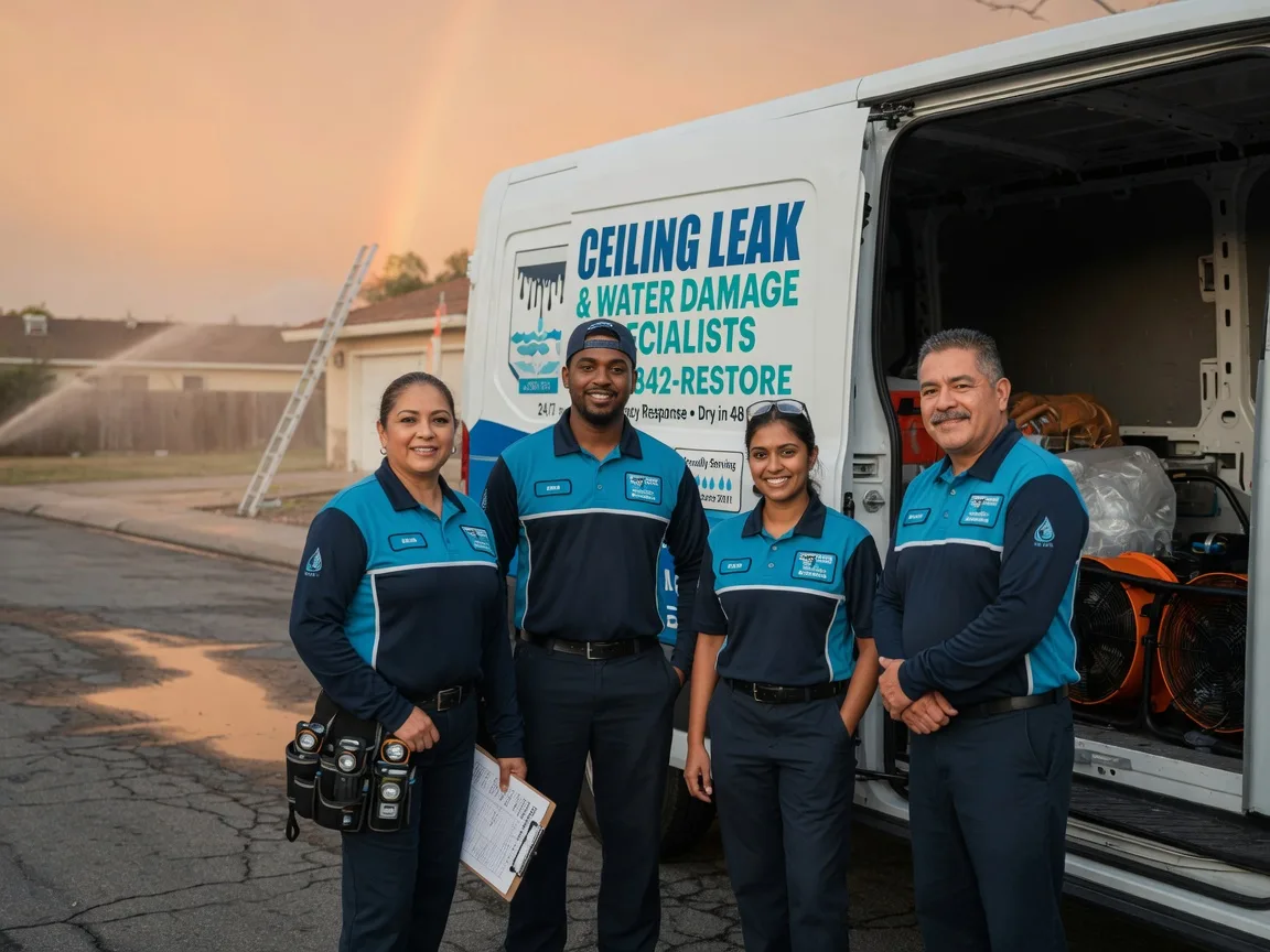 Ceiling Leak Cleanup company in Wiergate, TX